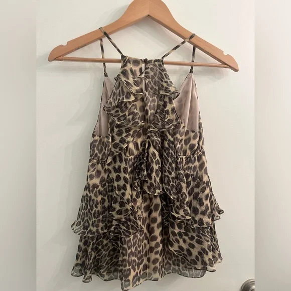 Rebecca Taylor leopard print blouse - Picture 4 of 4